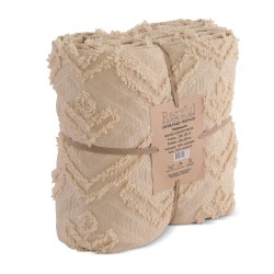 Bed cover RESTFUL NAKI05 250X250 BEIGE 