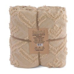Bed cover RESTFUL NAKI05 250X250 BEIGE 