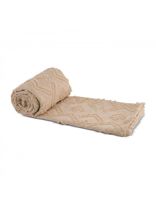Մահճակալի ծածկոց RESTFUL NAKI05 250X250 BEIGE 
