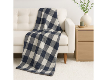 Plaid RESTFUL PKM 120X170 BLUE 