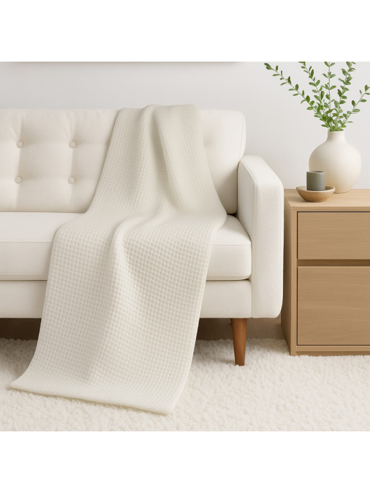 Plaid RESTFUL PP 150X230 LIGHT CREAM 