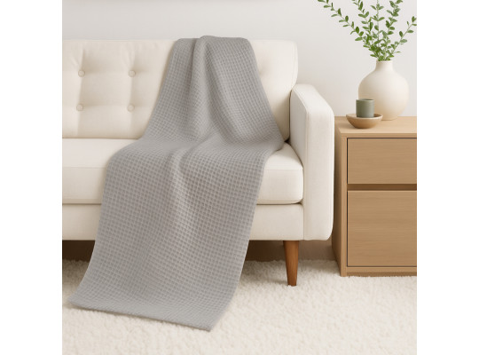 Плед RESTFUL PP 150X230 LIGHT GREY 