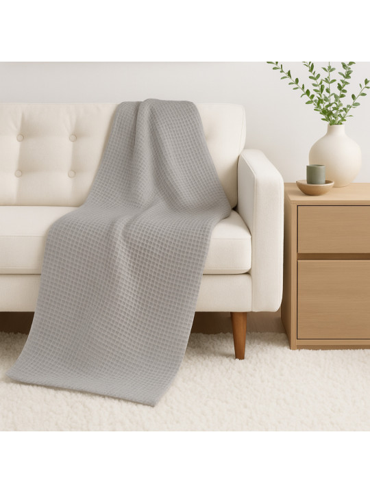 Плед RESTFUL PP 150X230 LIGHT GREY 