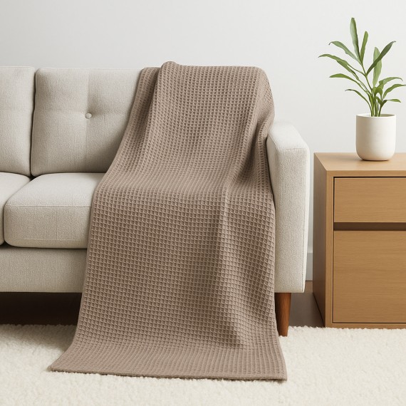 Plaid RESTFUL PP 210X230 BEIGE 