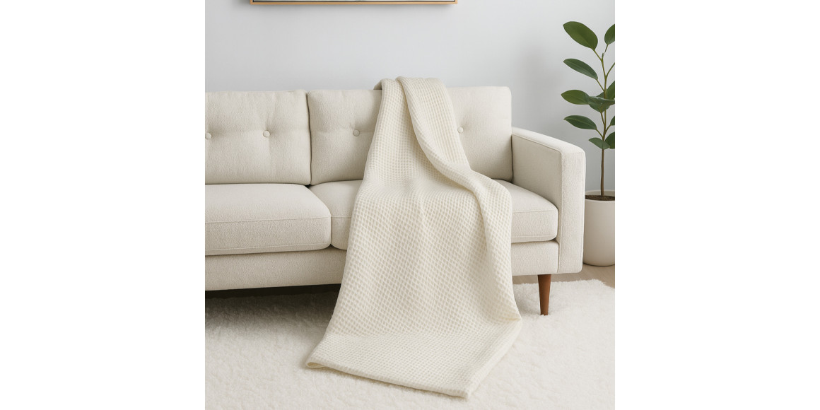 Плед RESTFUL PP 210X230 LIGHT CREAM 