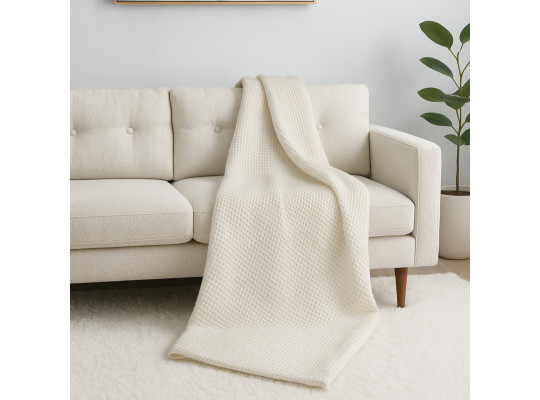 Плед RESTFUL PP 210X230 LIGHT CREAM 