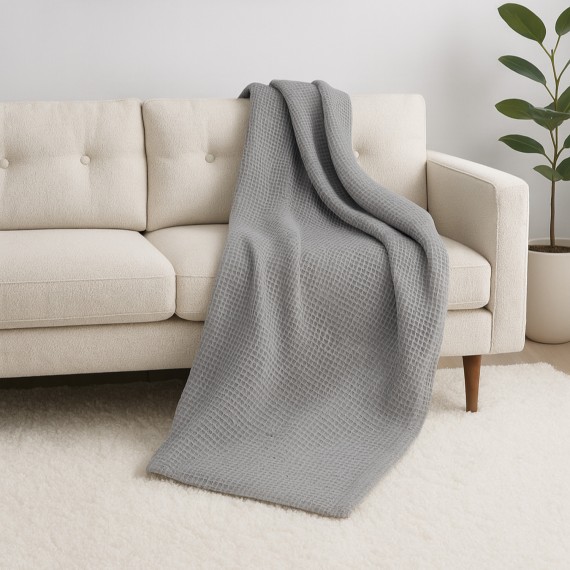 Plaid RESTFUL PP 210X230 LIGHT GREY 