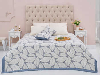 Bed cover SIMA-LAND ETEL 200X240 LEAF FALL BLUE 7548519