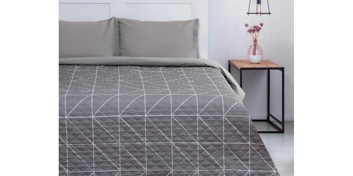 Bed cover SIMA-LAND ETEL 230X210 EURO GREY (5092822)