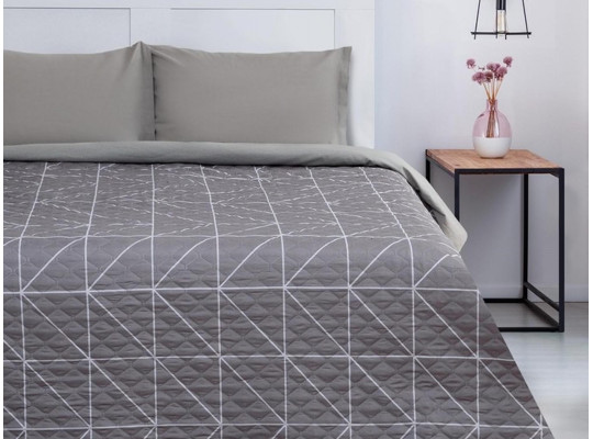 Bed cover SIMA-LAND ETEL 230X210 EURO GREY 5092822
