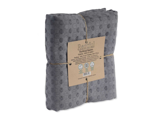 Ծածկոց RESTFUL TENCEL 100X115 GREY 