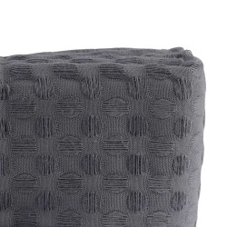 Plaid RESTFUL TENCEL 100X115 GREY 