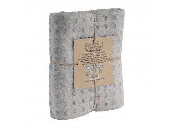 Плед RESTFUL TENCEL 100X115 LIGHT GREY 