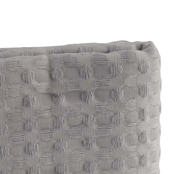 Plaid RESTFUL TENCEL 100X115 LIGHT GREY 