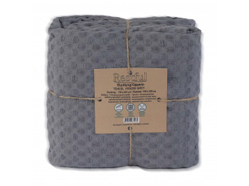 Plaid RESTFUL TENCEL 150X230 GREY 