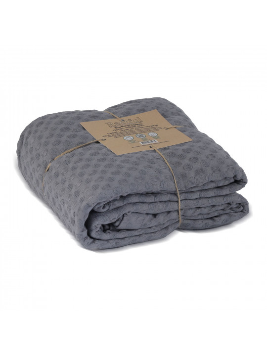 Plaid RESTFUL TENCEL 150X230 GREY 