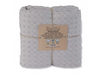 Plaid RESTFUL TENCEL 150X230 LIGHT GREY 