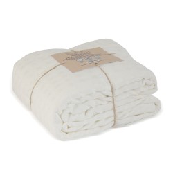 Plaid RESTFUL TENCEL 150X230 MILK 