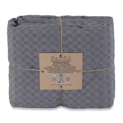 Plaid RESTFUL TENCEL 210X230 GREY 