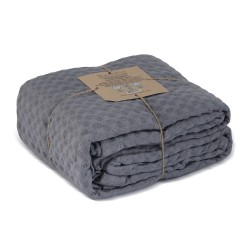 Plaid RESTFUL TENCEL 210X230 GREY 