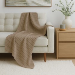 Plaid RESTFUL TENCEL 210X230 CAPPUCCINO 