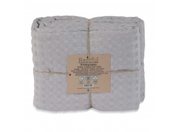 Plaid RESTFUL TENCEL 210X230 LIGHT GREY 