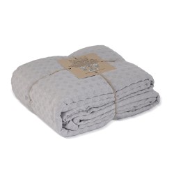 Plaid RESTFUL TENCEL 210X230 LIGHT GREY 
