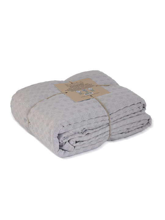 Plaid RESTFUL TENCEL 210X230 LIGHT GREY 