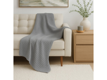 Плед RESTFUL TENCEL 210X230 LIGHT GREY 