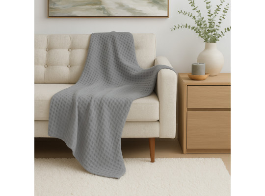Плед RESTFUL TENCEL 210X230 LIGHT GREY 