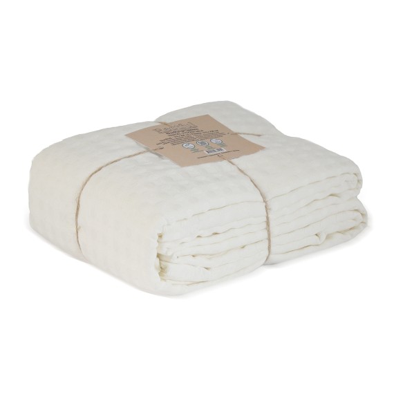 Plaid RESTFUL TENCEL 210X230 MILK 