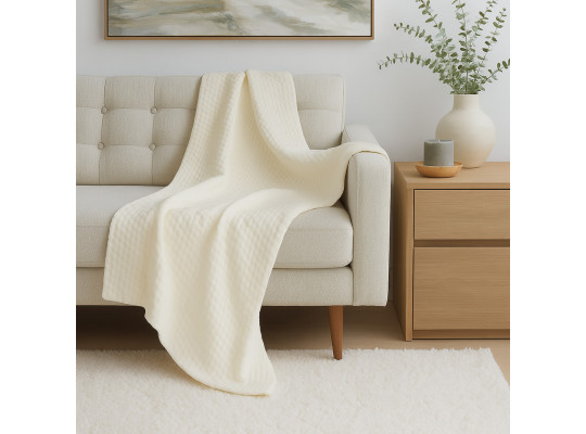 Плед RESTFUL TENCEL 210X230 MILK 