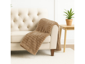 Plaid RESTFUL WELLSOFT 150X220 BEIGE 