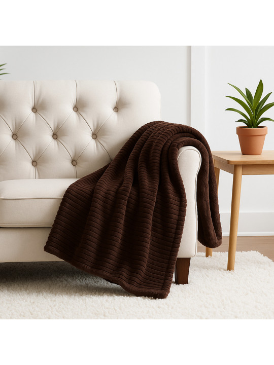 Ծածկոց RESTFUL WELLSOFT 150X220 COFFEE 