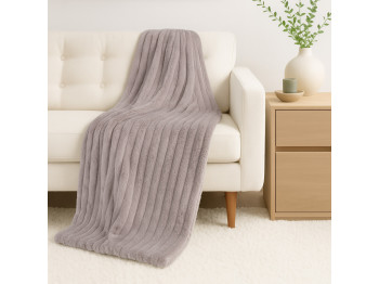 Plaid RESTFUL WELLSOFT 150X220 PINKISH GREY 