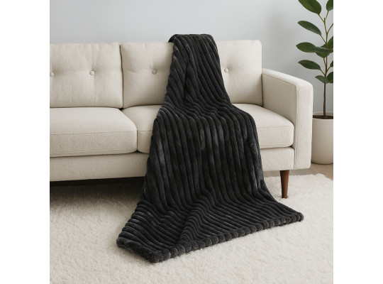 Плед RESTFUL WELLSOFT 220X240 DARK GREY 