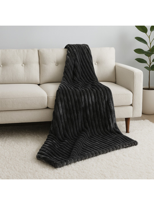 Ծածկոց RESTFUL WELLSOFT 220X240 DARK GREY 