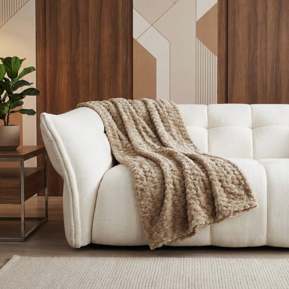 Плед RESTFUL WELLSOFT CUBE 115X155 BEIGE 