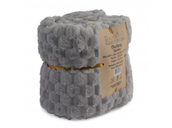 Плед RESTFUL WELLSOFT CUBE 115X155 LIGHT GREY 