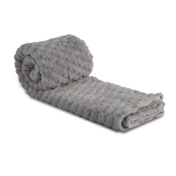 Plaid RESTFUL WELLSOFT CUBE 115X155 LIGHT GREY 