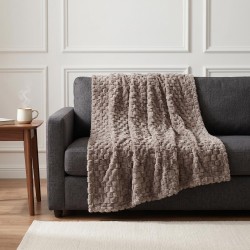 Плед RESTFUL WELLSOFT CUBE 115X155 SILVER BEIGE 