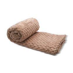 Plaid RESTFUL WELLSOFT CUBE 150X240 BEIGE 