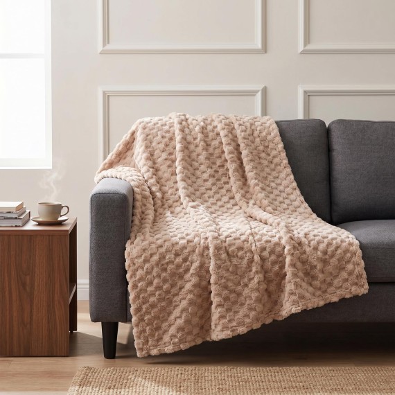 Плед RESTFUL WELLSOFT CUBE 150X240 BEIGE 