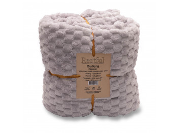 Plaid RESTFUL WELLSOFT CUBE 150X240 LIGHT GREY 