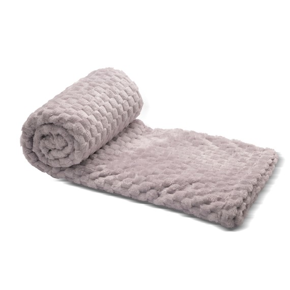 Plaid RESTFUL WELLSOFT CUBE 150X240 LIGHT GREY 