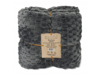 Плед RESTFUL WELLSOFT CUBE 240X240 DARK GREY 
