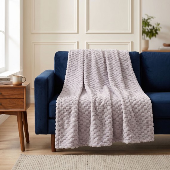 Плед RESTFUL WELLSOFT CUBE 240X240 LIGHT GREY 