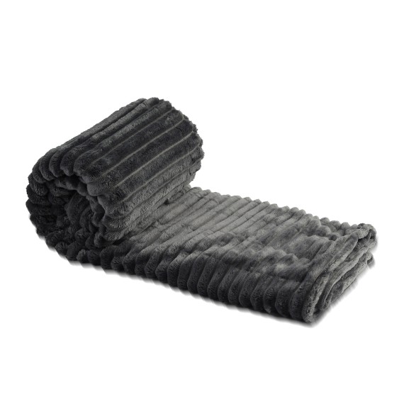 Ծածկոց RESTFUL WELLSOFT LINE 115X155 DARK GREY 