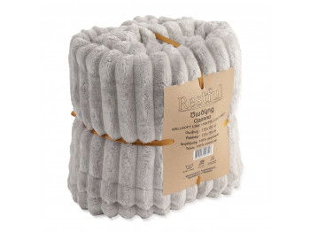 Плед RESTFUL WELLSOFT LINE 115X155 LIGHT GREY 