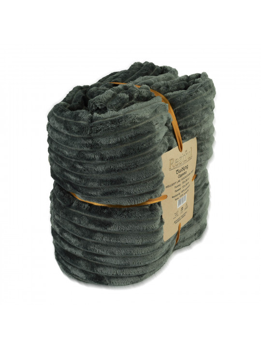 Ծածկոց RESTFUL WELLSOFT LINE 150X240 DARK GREY 